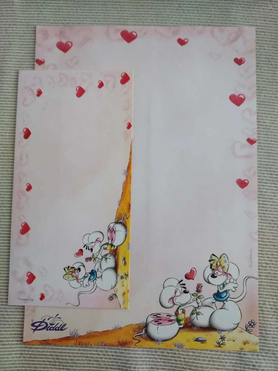 ** Diddl briefpapier + envelop nr 117 **